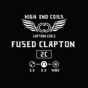 DL Fused Clapton 0.3ohm Handcrafted By Captain Coils