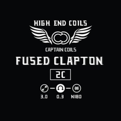 DL Fused Clapton 0.3ohm Handcrafted By Captain Coils