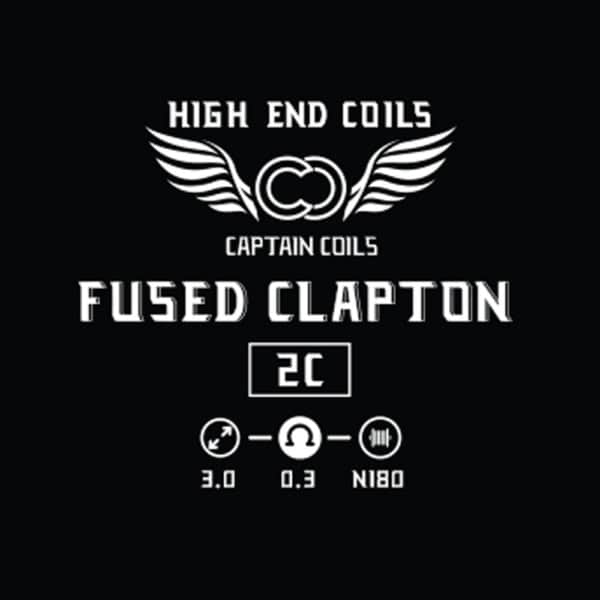 DL Fused Clapton 0.3ohm Handcrafted By Captain Coils