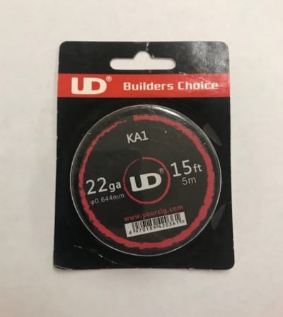 UD Builders Choice Kanthal A1 Wire 22ga 15ft
