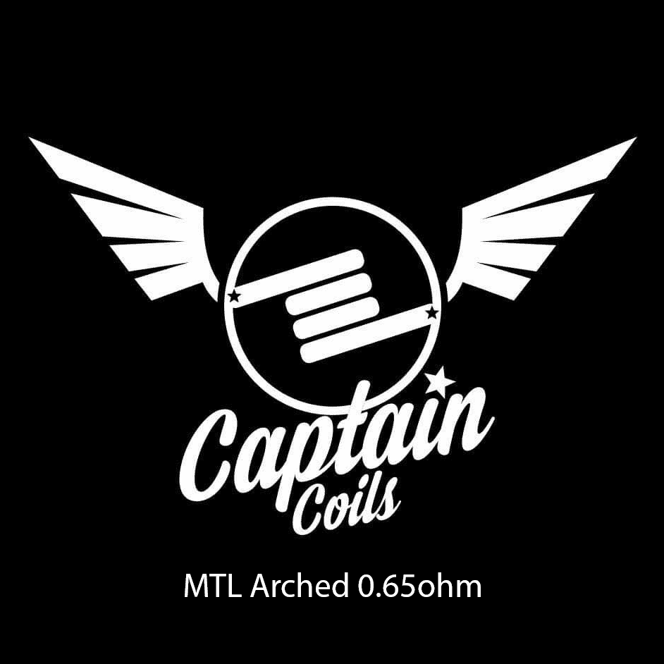 MTL Arched 0.65ohm Handcrafted by Captain Coils