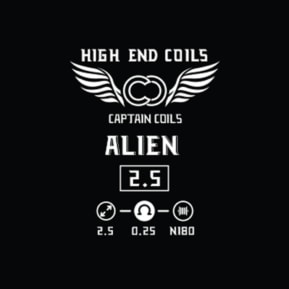 DL Alien 2.5 Handcrafted By Captain Coils