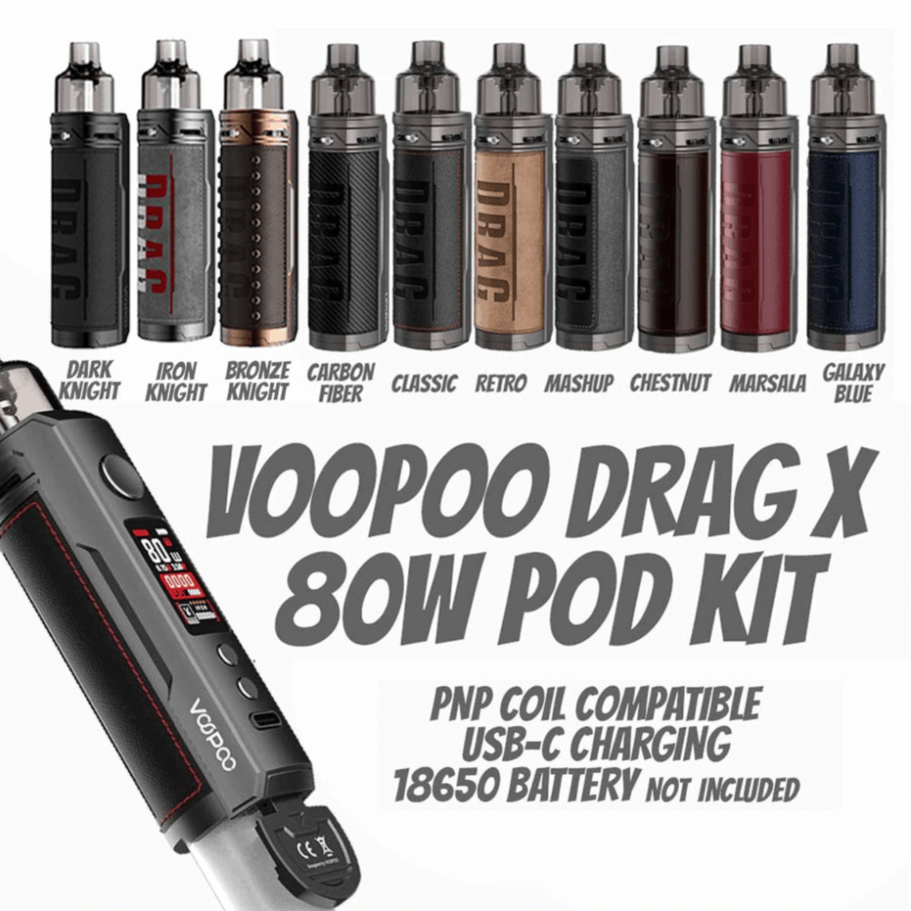 Voopoo Drag X 80w Pod Mod Kit Si Omar Vape Store Best Online Vape
