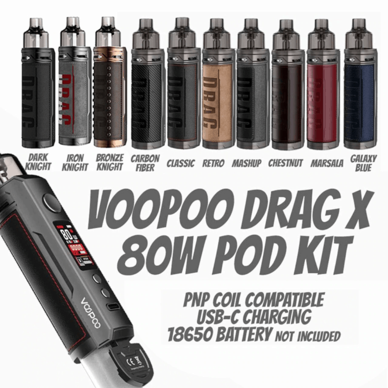 VOOPOO DRAG X 80W Pod Mod Kit | Si Omar Vape Store