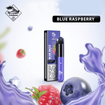 Blue Raspberry By TUGBOAT V4 Disposable Pod 500 Puffs