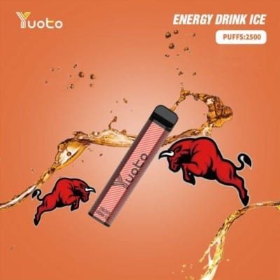 Energy Drink Ice By Yuoto XXL 2500 Puffs Disposable Pod