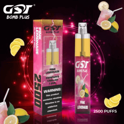 Pink Lemonade GST BOMB PLUS 2500 Puffs