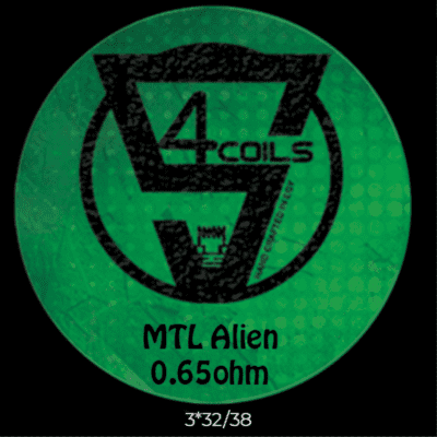 MTL Alien 0.65ohm Handcrafted by S4 Coils