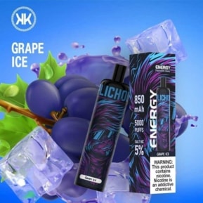 Grape Ice By ENERGY Disposable Pod 5000 Puffs