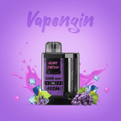 Grape Energy By Vapengin Disposable Pod 5500 Puffs