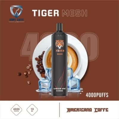 Americano Coffee By TIGER Mesh 4000 Puffs Disposable Pod