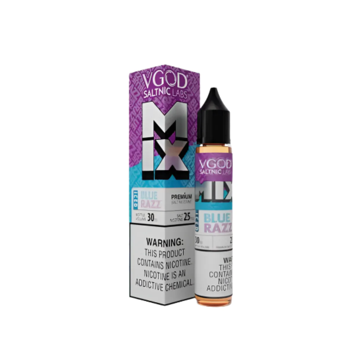 Iced Blue Razz MIX SaltNic By VGOD