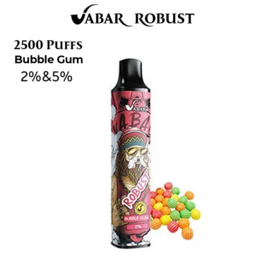 Bubble Gum By Vabar ROBUST Disposable Pod 2500 Puffs