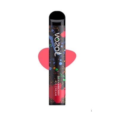 Strawberry Vanilla By VOZOL Bar 1600 Puffs Disposable Pod