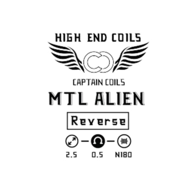 MTL Alien Reverse 0.5ohm Handcrafted By Captain Coils