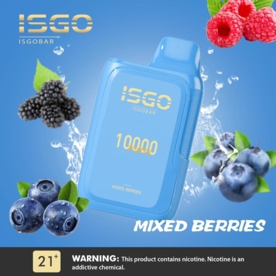 Mixed Berries By ISGO Bar Disposable Pod 10000 Puffs