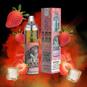 Strawberry Ice By RandM TORNADO Disposable Pod 7000 Puffs