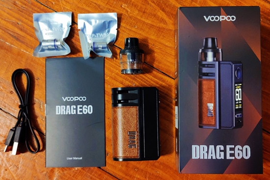 Voopoo Drag E60 Pod Mod Kit - Black Note