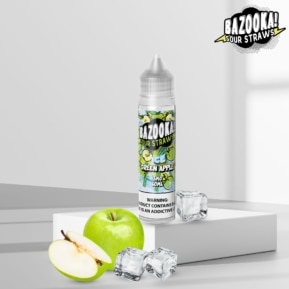 Green Apple Ice By Bazooka Sour Straws