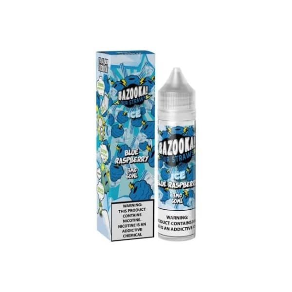 Blue Raspberry Ice By Bazooka Sour Straws | Si Omar Vape Store