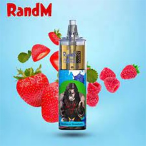 Raspberry Strawberry By RandM TORNADO Disposable Pod 10000 Puffs