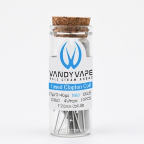 Vandy Vape Fused Clapton Prebuilt Coil Ni80 0.26ohm