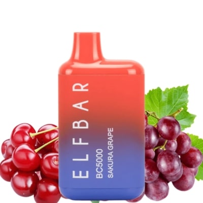 Sakura Grape By ELFBAR BC5000 Disposable Pod