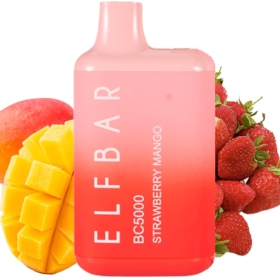 Strawberry Mango By ELFBAR BC5000 Disposable Pod