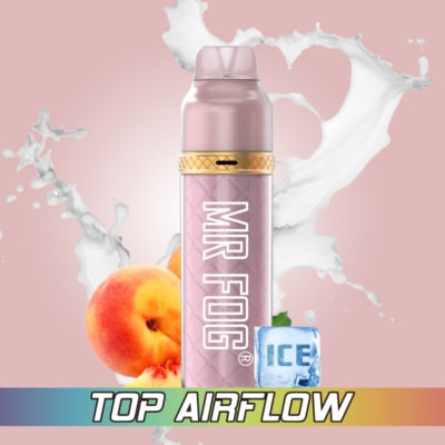 Peach Ice By MR FOG MAX AIR 3000 Puffs Disposable Pod