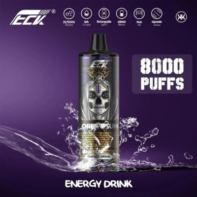 Energy Drink By ENERGY Disposable Pod 8000 Puffs