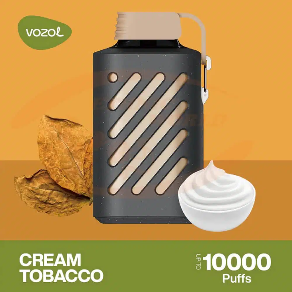 Cream Tobacco By VOZOL Gear 10000 Puffs Disposable Pod | Si Omar Vape Store