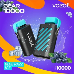 Blue Razz Ice By VOZOL Gear 10000 Puffs Disposable Pod