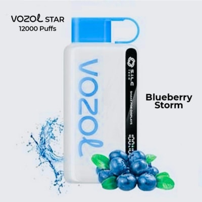 Blueberry Storm By VOZOL STAR 12000 Puffs Disposable Pod