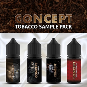 Tobacco Sample Pack By CONCEPT (4 Flavors Bundle)