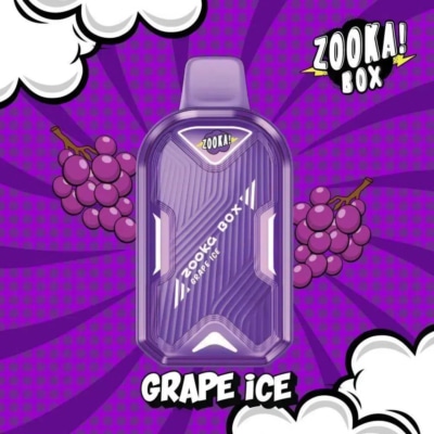 Grape Ice ZOOKA BOX By BAZOOKA 7000 Puffs Disposable Pod