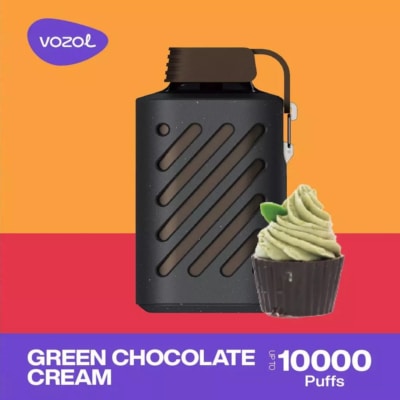 Green Chocolate Cream By VOZOL Gear 10000 Puffs Disposable Pod