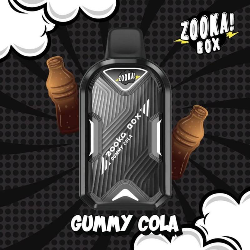 Gummy Cola ZOOKA BOX By BAZOOKA 7000 Puffs Disposable Pod | Si Omar ...