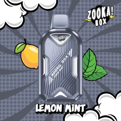Lemon Mint ZOOKA BOX By BAZOOKA 7000 Puffs Disposable Pod