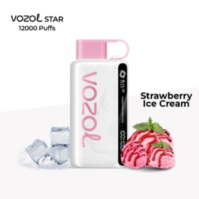 Strawberry Ice Cream By VOZOL STAR 12000 Puffs Disposable Pod