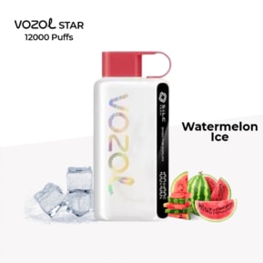 Watermelon Ice By VOZOL STAR 12000 Puffs Disposable Pod