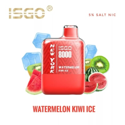 Watermelon Kiwi Ice By ISGO New York Disposable Pod 8000 Puffs