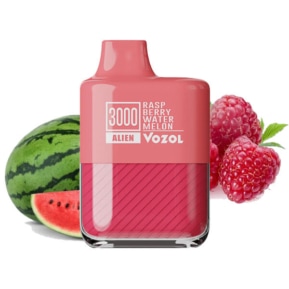 Raspberry Watermelon By VOZOL Alien 3000 Puffs Disposable Pod