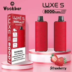 Strawberry By Vookbar Luxe S Disposable Pod 8000 Puffs
