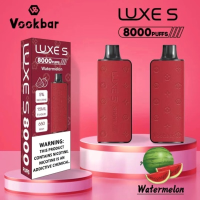 Watermelon By Vookbar Luxe S Disposable Pod 8000 Puffs