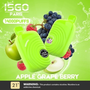 Apple Grape Berry By ISGO Paris 14000 Puffs Disposable Pod