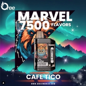 Cafe Tico By Oree Marvel Disposable Pod 7500 Puffs