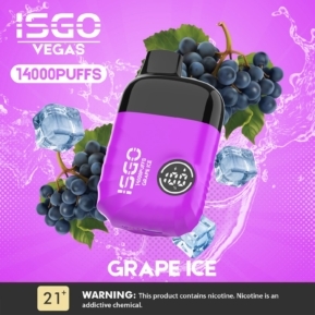 Grape Ice By ISGO Vegas 14000 Puffs Disposable Pod