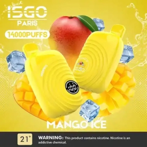 Mango Ice By ISGO Paris 14000 Puffs Disposable Pod