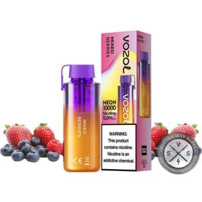 Mixed Berries By VOZOL Neon 10000 Puffs Disposable Pod