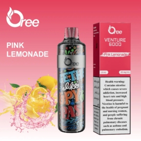 Pink Lemonade By Oree Venture Disposable Pod 6000 Puffs